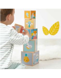 Piramide in legno con forme ad incastro - Pure 2
