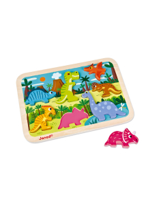 Puzzle Chunky Dinosauri 7 pezzi