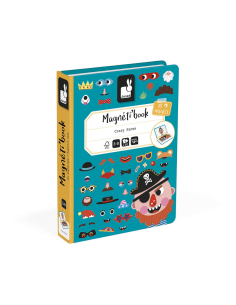 Magnéti'Book Libro magnetico - Crazy Faces Boy