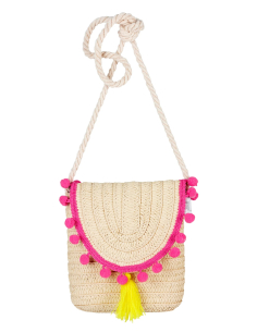 Borsa Loes con nappine Fucsia