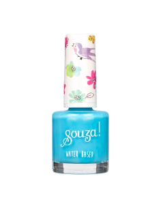 Smalto a base d'acqua - Vegan - Aqua blue pearlato
