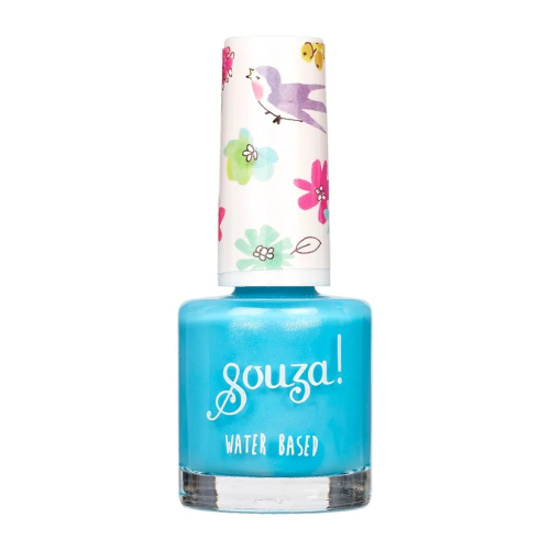 Smalto a base d'acqua - Vegan - Aqua blue pearlato