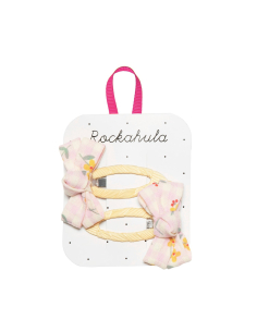 Clip per capelli a fiocco - Buttercup Gingham Twisty