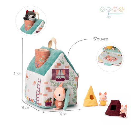 Le case del lupo e i 3 porcellini