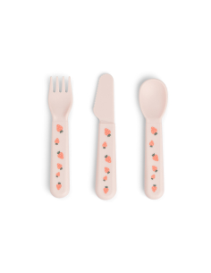 Set Posate da Apprendimento - Tiny Farm - Cipria