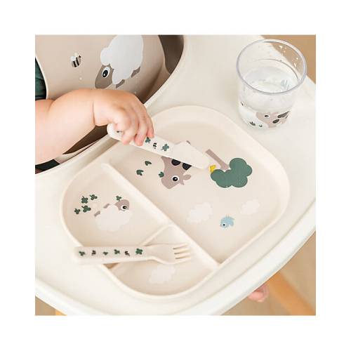 Set Posate da Apprendimento - Tiny Farm -  Sabbia