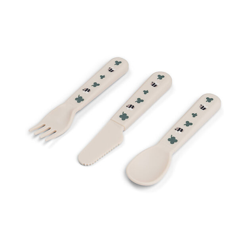 Set Posate da Apprendimento - Tiny Farm -  Sabbia