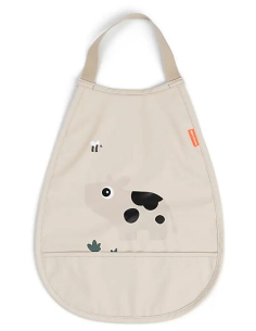 Bavaglino Pull Over - Impermebaile con Tasca - Tiny Farm - Sabbia