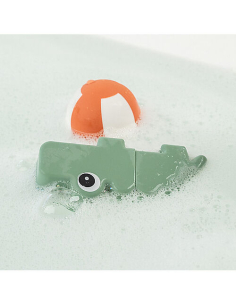 Gioco da Bagno Croco - Verde - Silicone 2