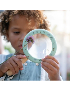 Lente di ingrandimento in legno - Forest Friends 2