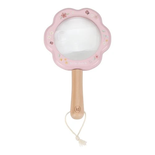 Lente di ingrandimento in legno - Fairy Garden