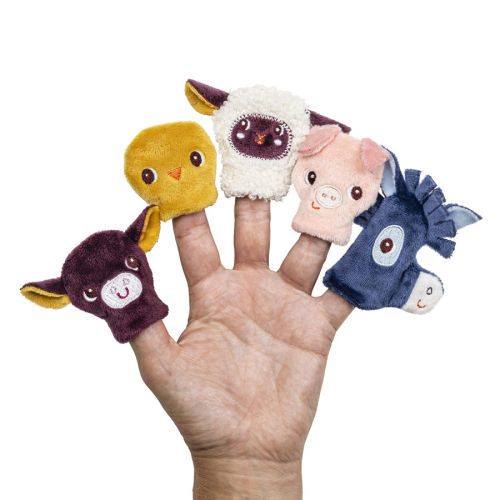 Libro Di Attività - Marionette da dito - Cuccioli