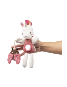 Peluche marionetta Attività Lena l'unicorno 2