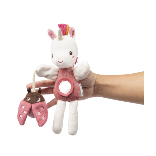 Peluche marionetta Attività Lena l'unicorno