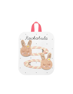 Clips per capelli - Stripy Bunny