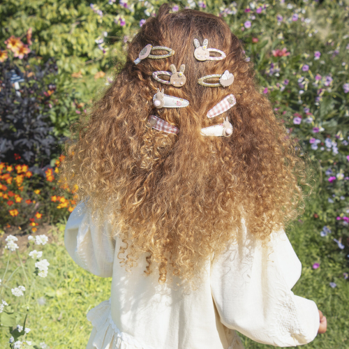 Clips per capelli - Stripy Bunny