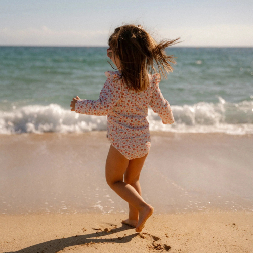 Costume con volant bimba - Sunny Flowers Costume con volant bimba - Sunny Flowers