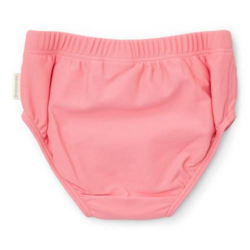 Pannolino da nuoto contenitivo - Sunny Flowers Rouge