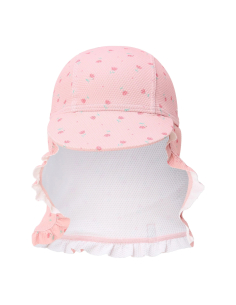 Cappello da mare con falda protettiva - Sunny Flowers