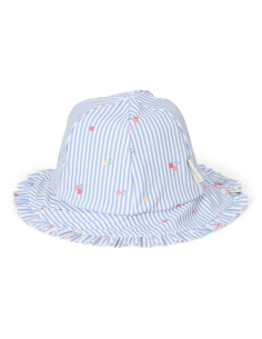 Cappello reversibile - Sunny Flowers Blue