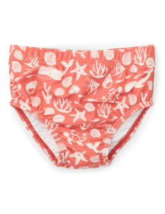 Pannolino da nuoto contenitivo - Sea Life Coral Red