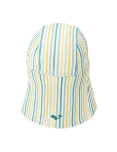 Cappello da mare con patta protettiva - Seasashells and Stripes - Striped 2