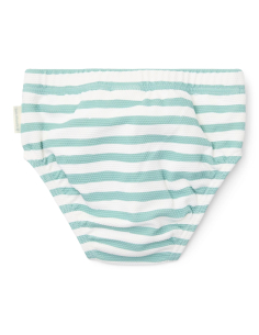 Pannolino da nuoto contenitivo - Seasashells and Stripes -  Green 2