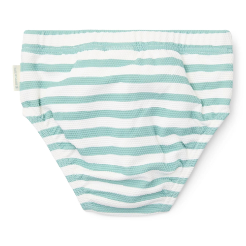 Pannolino da nuoto contenitivo - Seasashells and Stripes -  Green