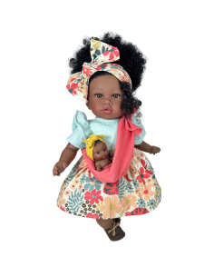 BAMBOLA ADDIS CON BAMBINO in fascia 2