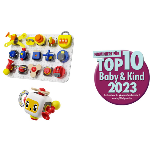 Set tavoletta gioco educativo ed evolutivo - Busy Board - dai 12 mesi ai 24 mesi