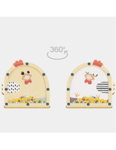 Gioco educativo - di equilibrio - la gallina e il mangime 2