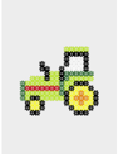 Micro WAFFLE Tractor - Il Trattore - 150 pezzi 2