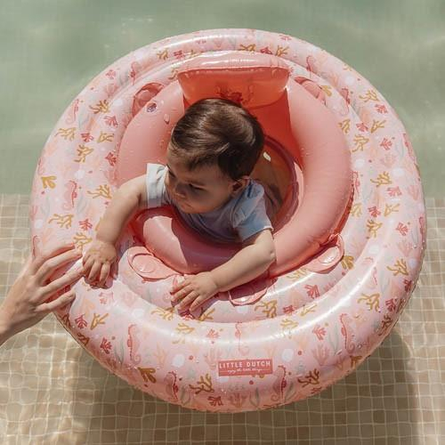 Ciambella con mutandina - baby float - Ocean Dreams Pink