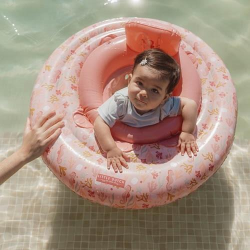 Ciambella con mutandina - baby float - Ocean Dreams Pink