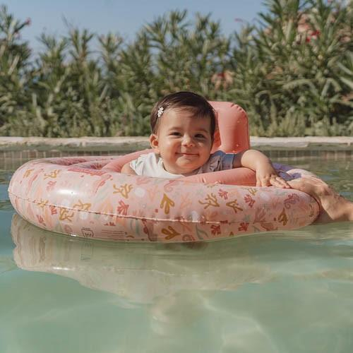 Ciambella con mutandina - baby float - Ocean Dreams Pink