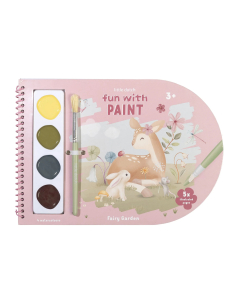 Album da colorare con acquerelli - Fairy Garden