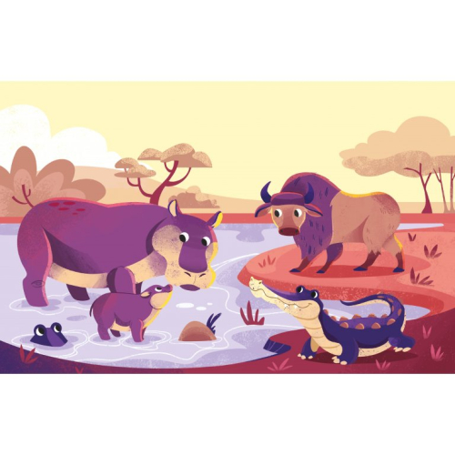 Libera i colori della savana