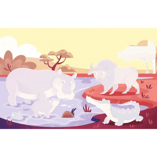 Libera i colori della savana