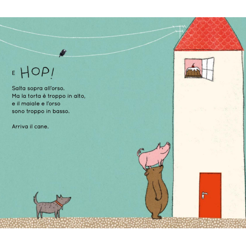 LA TORTA E' TROPPO IN ALTO!