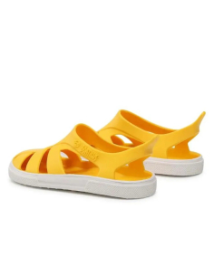 Sandali mare di gomma Bioty giallo e bianco 2