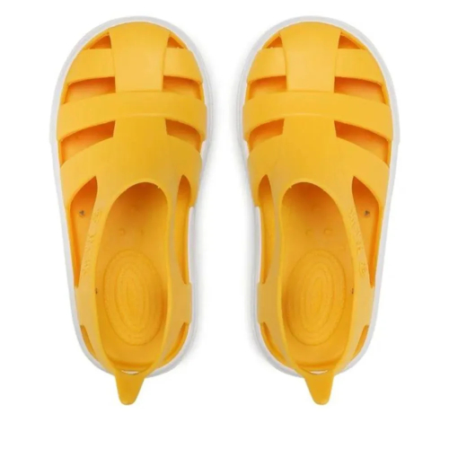 Sandali mare di gomma Bioty giallo e bianco Sandali mare di gomma Bioty giallo e bianco