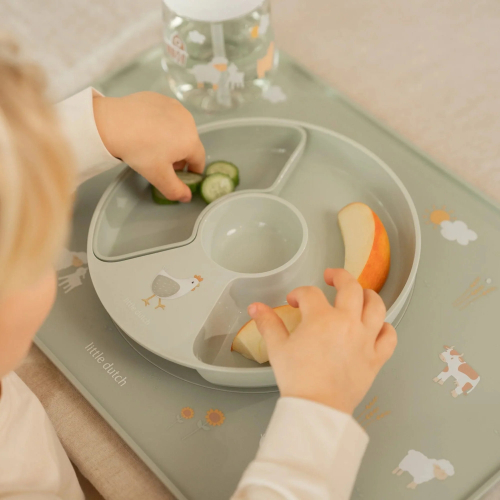 Piatto con divisori - Little Farm
