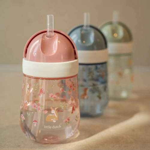 Prima borraccia con cannuccia 300 ml Fairy Garden
