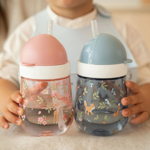 Prima borraccia con cannuccia 300 ml Fairy Garden