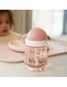 Prima borraccia con cannuccia 300 ml Fairy Garden 2