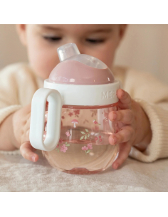 Tazza antigoccia con cannuccia 200 ml Fairy Garden 2