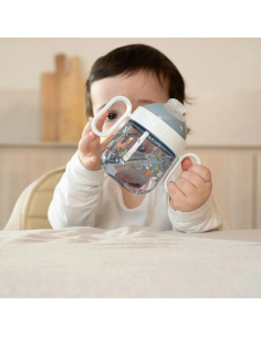 Tazza antigoccia con cannuccia 200 ml Forest Friends 2