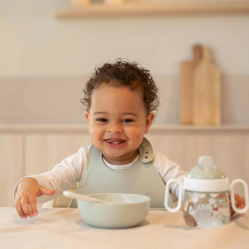 Bavaglio silicone con tasca - Little Farm Bavaglio silicone con tasca - Little Farm