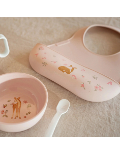 Bavaglio silicone con tasca - Fairy Garden 2