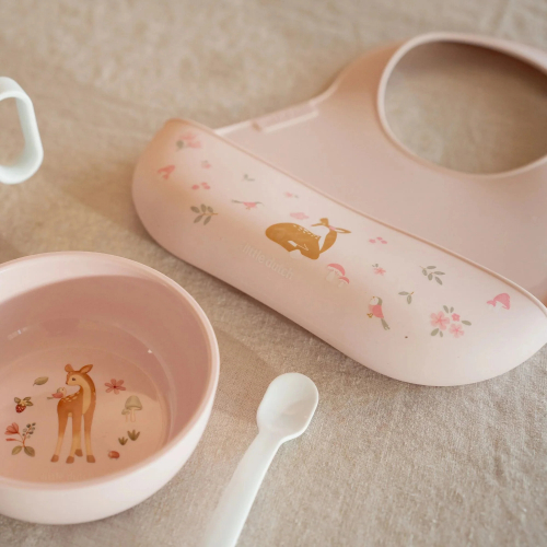 Bavaglio silicone con tasca - Fairy Garden